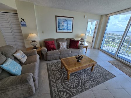 Living Area Features Both a 
        
		Queen Sleeper and Twin Sleeper